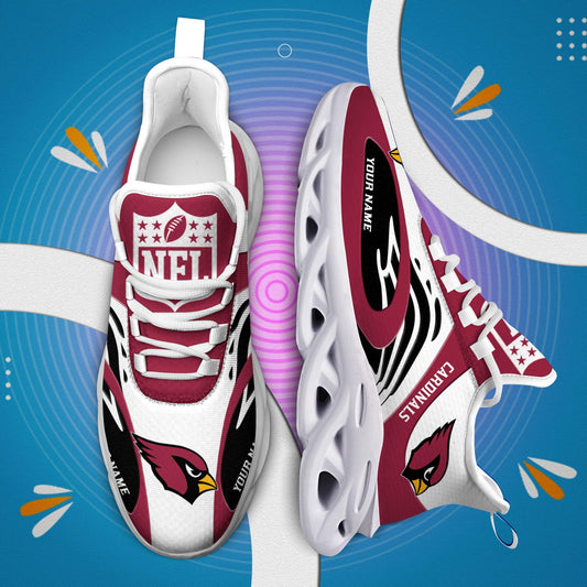 Ideafootwear Arizona Cardinals Max Soul Shoes Sneakers For Men And Women