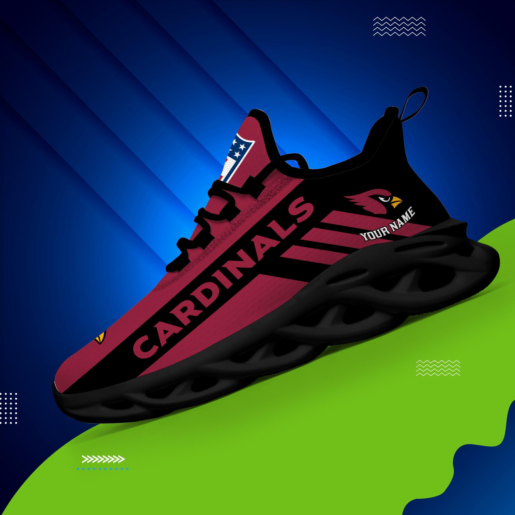 Ideafootwear Arizona Cardinals Max Soul Shoes Sneakers For Men And Women