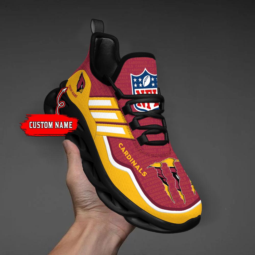 Ideafootwear Arizona Cardinals Max Soul Shoes Sneakers For Men And Women