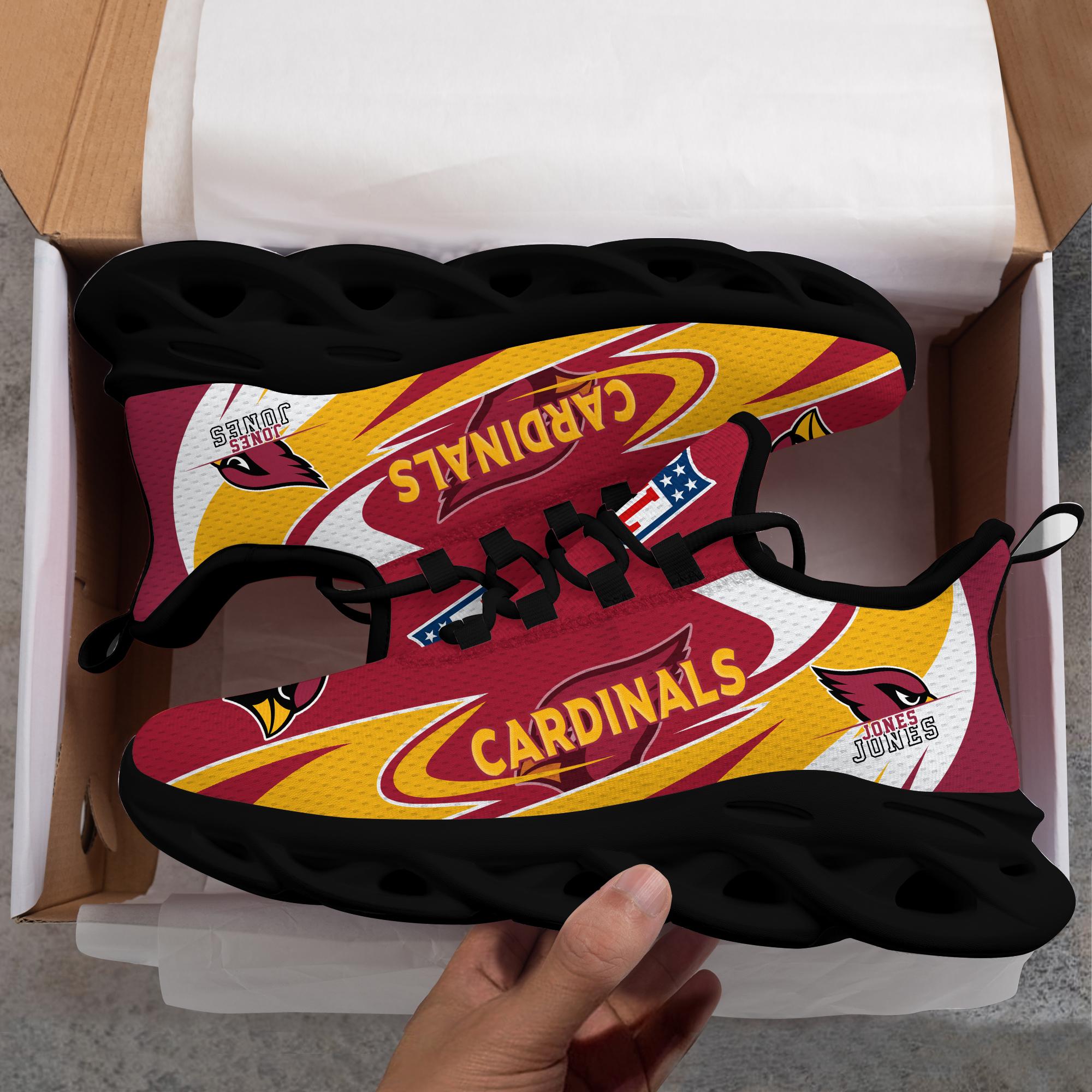 Ideafootwear Arizona Cardinals Max Soul Shoes Sneakers For Men And Women