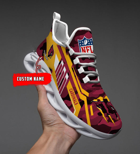Ideafootwear Arizona Cardinals Max Soul Shoes Sneakers For Men And Women