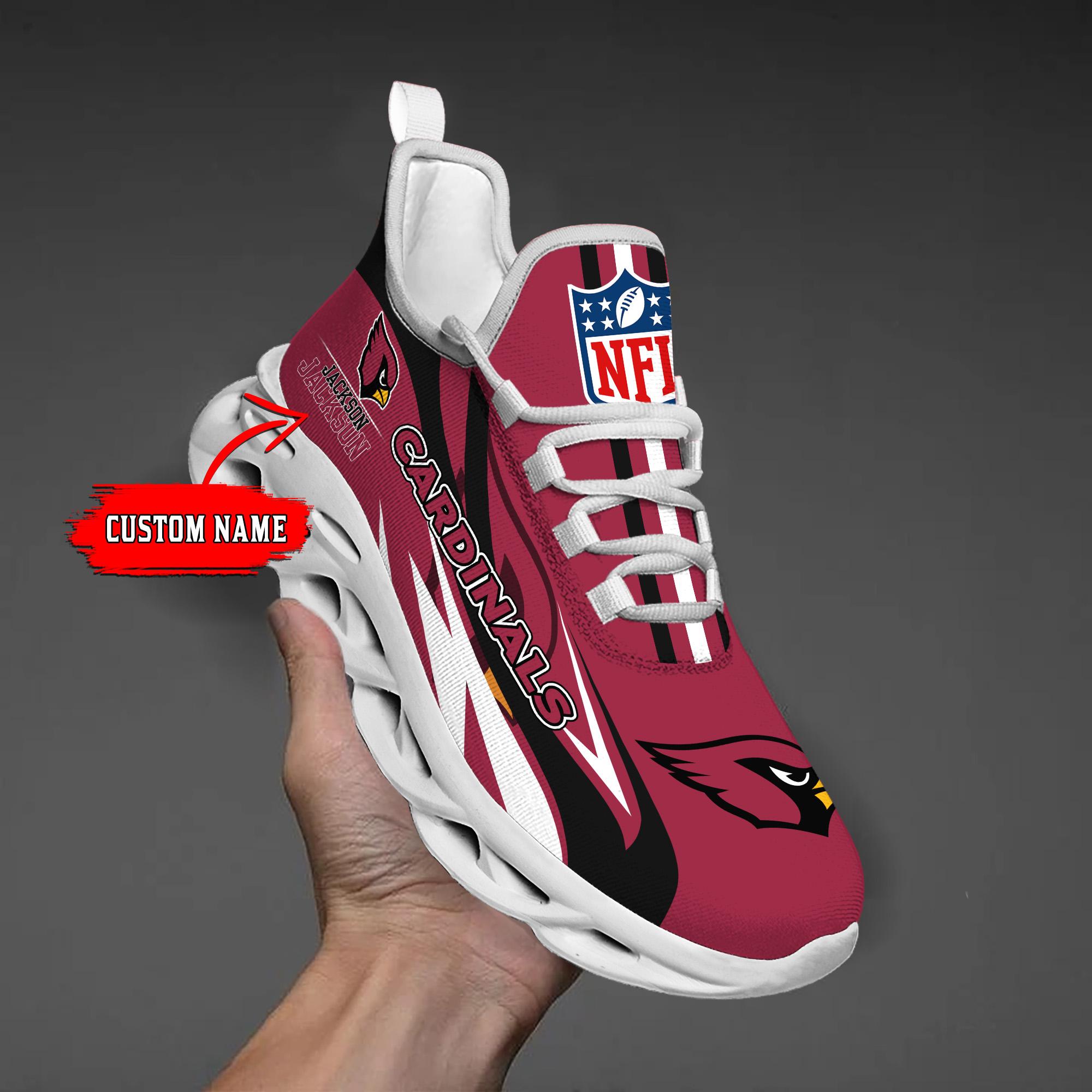 Ideafootwear Arizona Cardinals Max Soul Shoes Sneakers For Men And Women