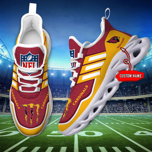 Ideafootwear Arizona Cardinals Max Soul Shoes Sneakers For Men And Women