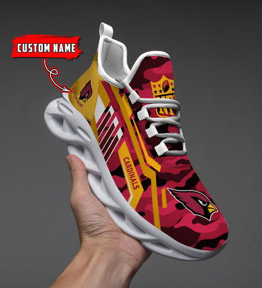 Ideafootwear Arizona Cardinals Max Soul Shoes Sneakers For Men And Women