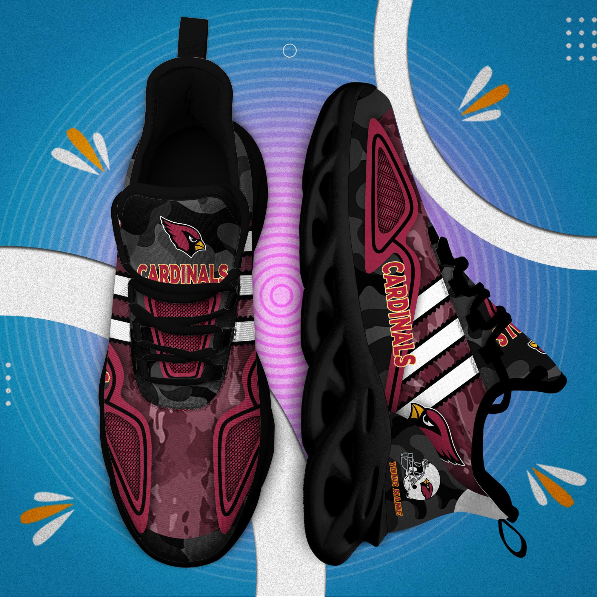 Ideafootwear Arizona Cardinals Max Soul Shoes Sneakers For Men And Women