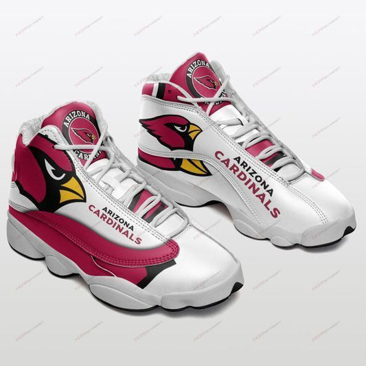 Ideafootwear Arizona Cardinals NFL AJ13 Sneakers Shoes For Men And Women