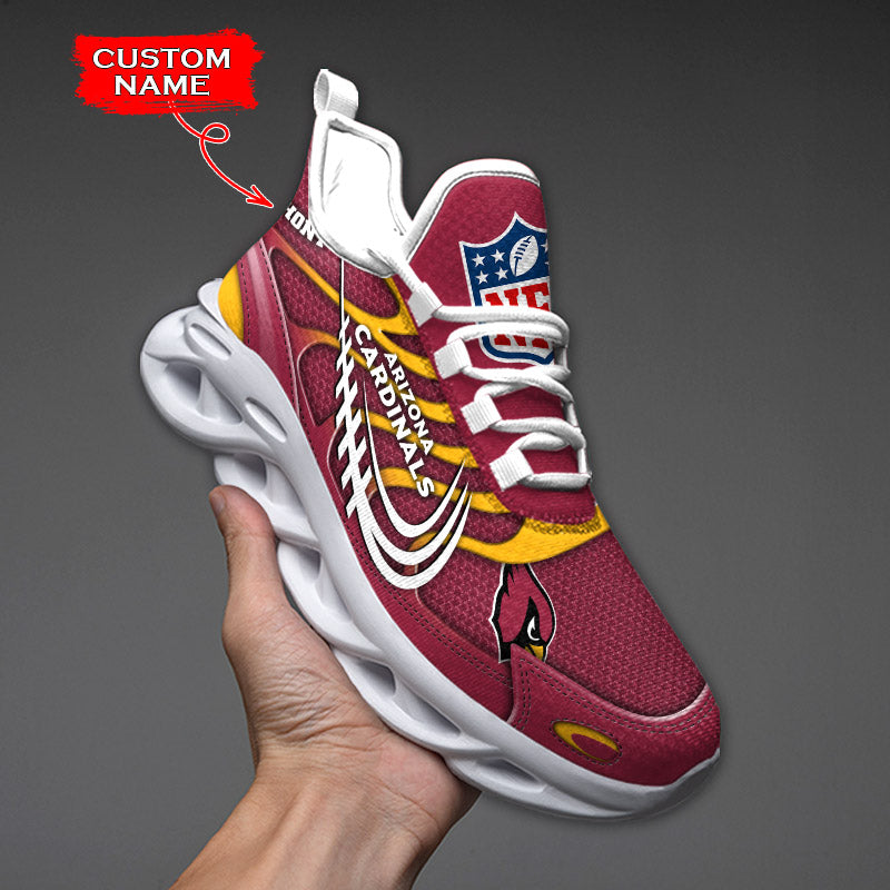 Ideafootwear Arizona Cardinals NFL Max Soul Shoes Sneakers For Men And Women
