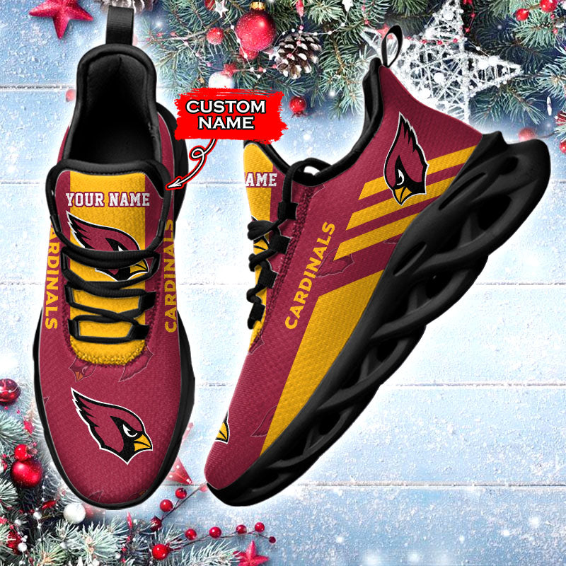 Ideafootwear Arizona Cardinals NFL Max Soul Shoes Sneakers For Men And Women