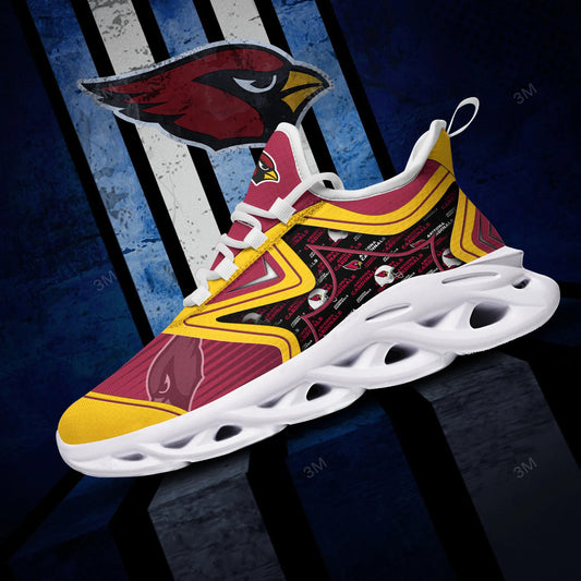 Ideafootwear Arizona Cardinals NFL Max Soul Shoes Sneakers For Men And Women