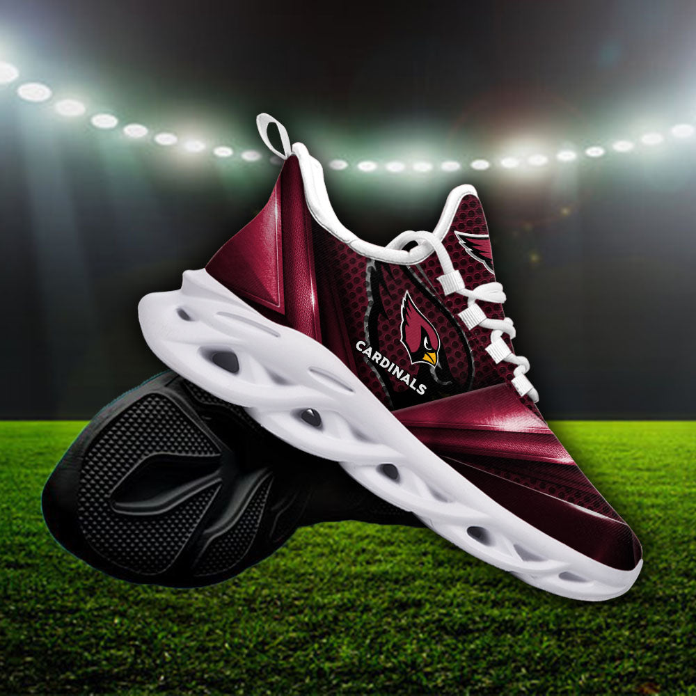 Ideafootwear Arizona Cardinals NFL Max Soul Shoes Sneakers For Men And Women