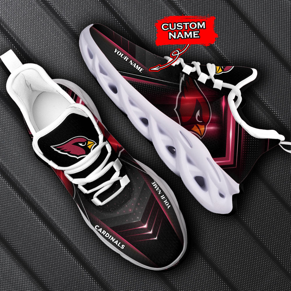 Ideafootwear Arizona Cardinals NFL Max Soul Shoes Sneakers For Men And Women