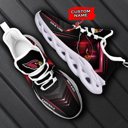 Ideafootwear Arizona Cardinals NFL Max Soul Shoes Sneakers For Men And Women