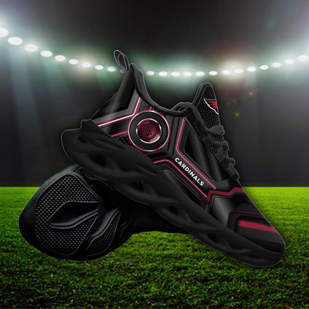 Ideafootwear Arizona Cardinals NFL Max Soul Shoes Sneakers For Men And Women