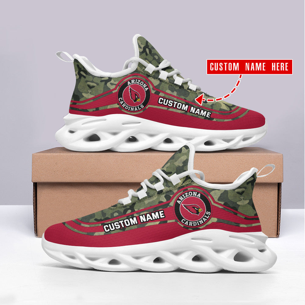 Ideafootwear Arizona Cardinals NFL Max Soul Shoes Sneakers For Men And Women