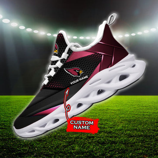 Ideafootwear Arizona Cardinals NFL Max Soul Shoes Sneakers For Men And Women