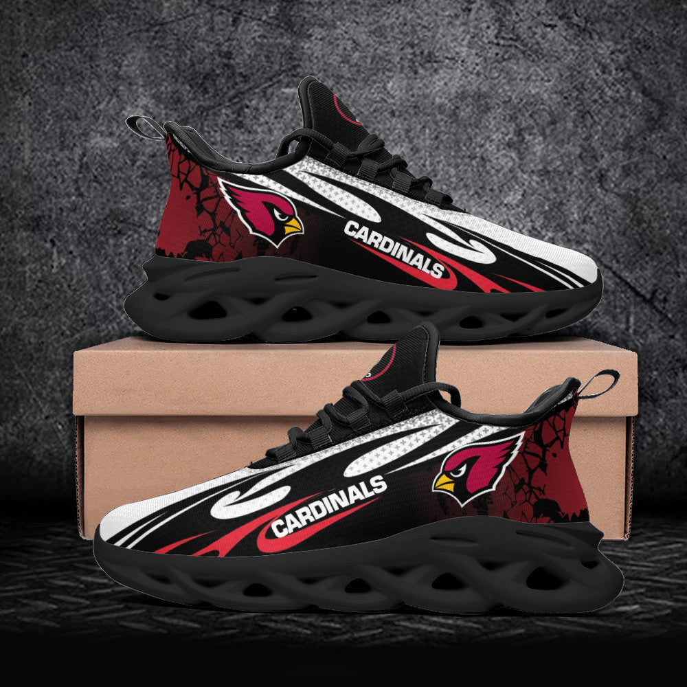 Ideafootwear Arizona Cardinals NFL Max Soul Shoes Sneakers For Men And Women