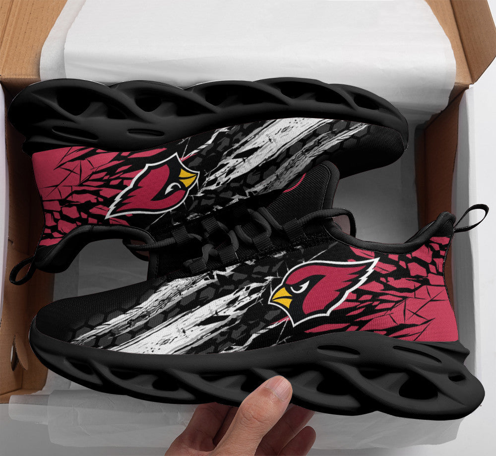 Ideafootwear Arizona Cardinals NFL Max Soul Shoes Sneakers For Men And Women