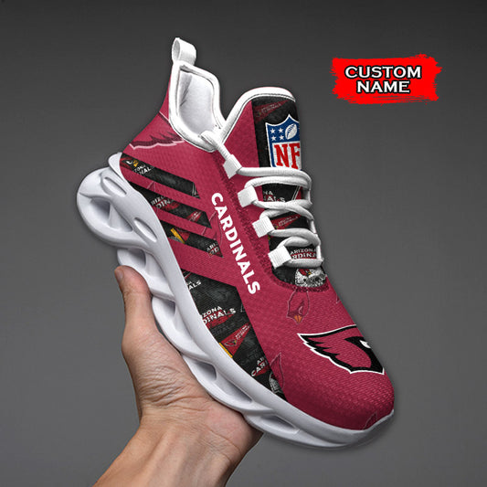 Ideafootwear Arizona Cardinals NFL Max Soul Shoes Sneakers For Men And Women