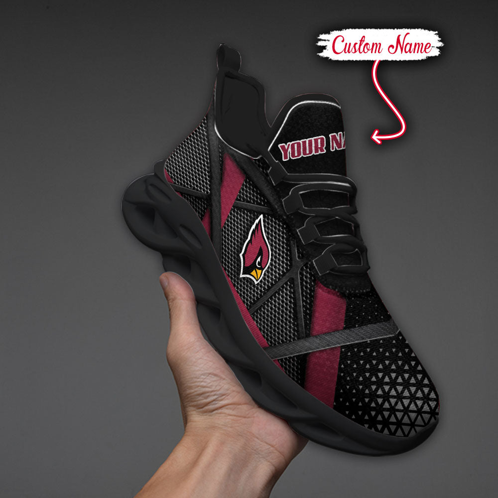 Ideafootwear Arizona Cardinals NFL Max Soul Shoes Sneakers For Men And Women