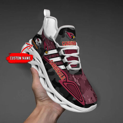 Ideafootwear Arizona Cardinals NFL Max Soul Shoes Sneakers For Men And Women