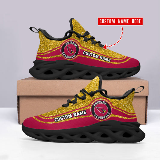 Ideafootwear Arizona Cardinals NFL Max Soul Shoes Sneakers For Men And Women