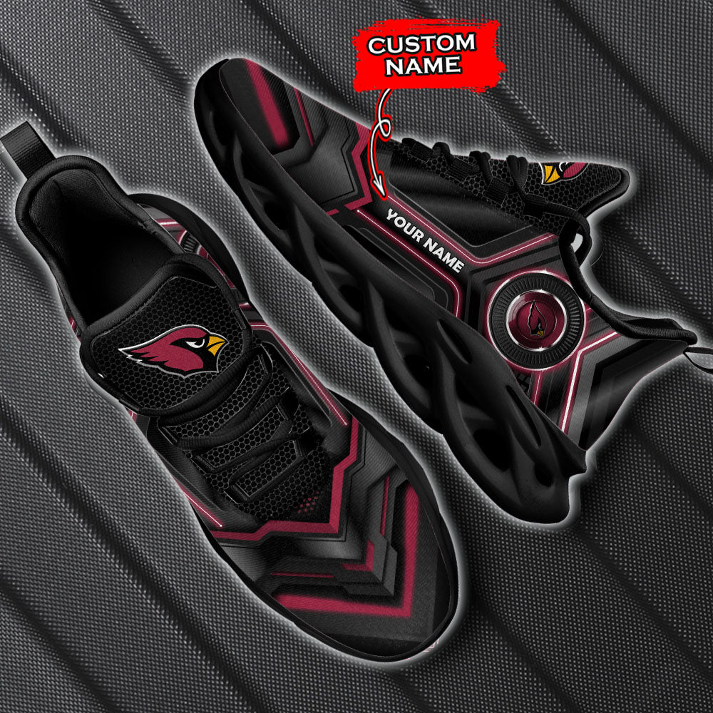 Ideafootwear Arizona Cardinals NFL Max Soul Shoes Sneakers For Men And Women