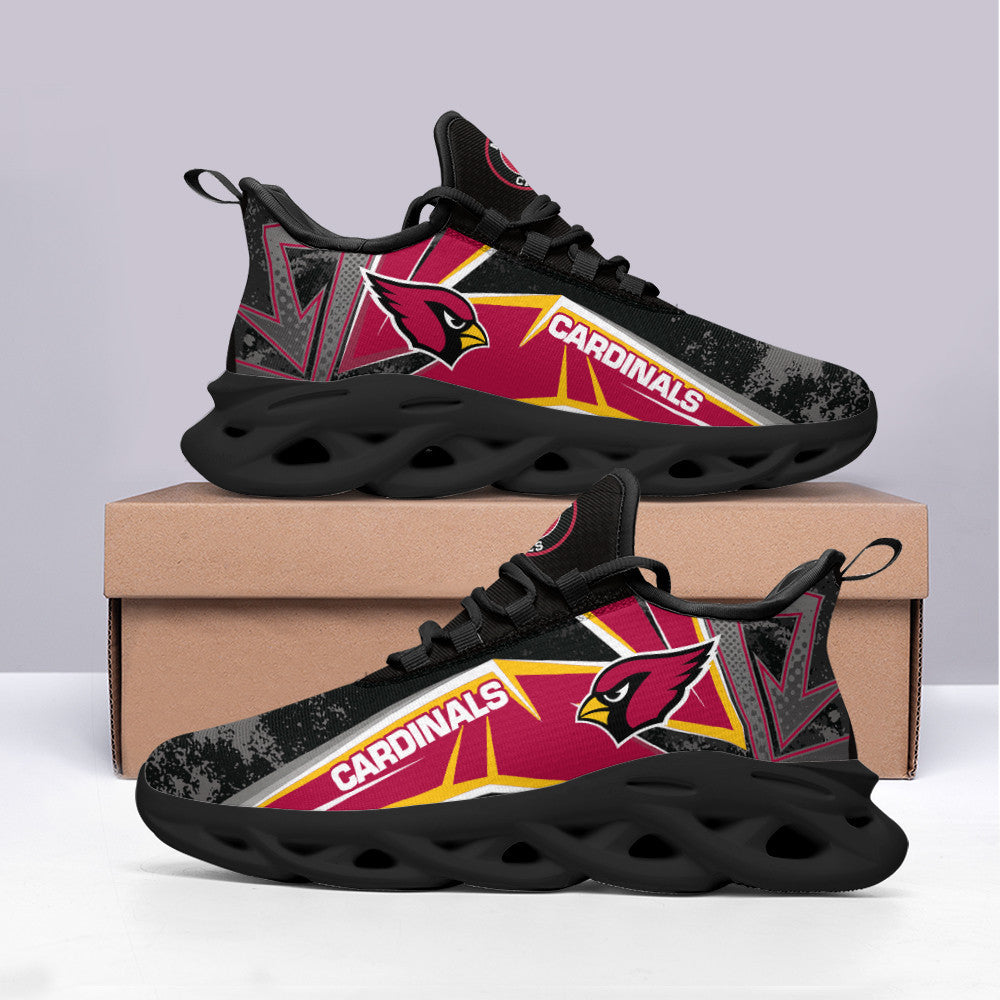 Ideafootwear Arizona Cardinals NFL Max Soul Shoes Sneakers For Men And Women