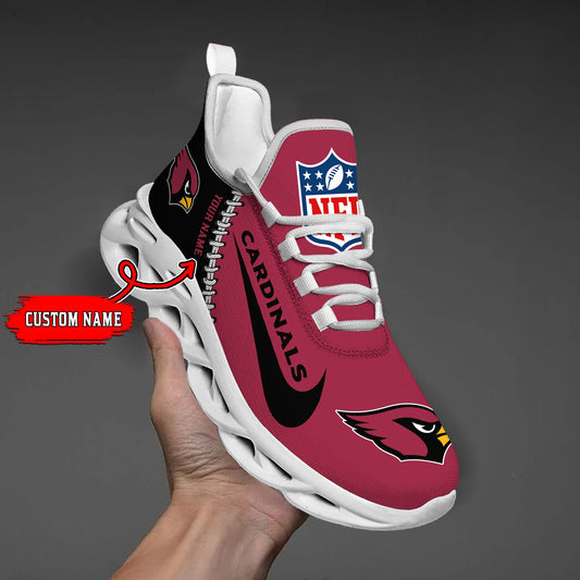 Ideafootwear Arizona Cardinals NFL Max Soul Shoes Sneakers For Men And Women