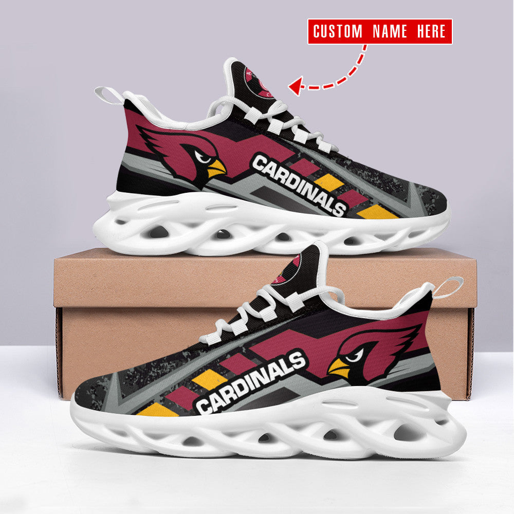 Ideafootwear Arizona Cardinals NFL Max Soul Shoes Sneakers For Men And Women