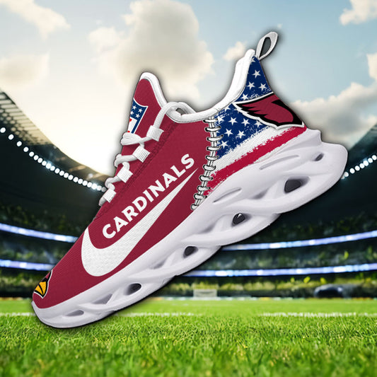 Ideafootwear Arizona Cardinals NFL Max Soul Shoes Sneakers For Men And Women