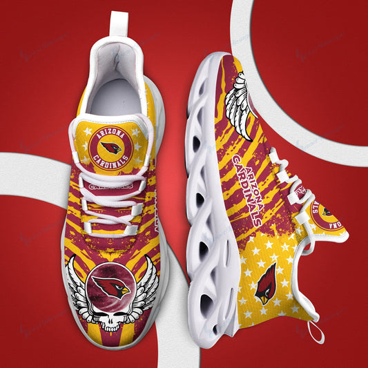Ideafootwear Arizona Cardinals NFL Max Soul Shoes Sneakers For Men And Women