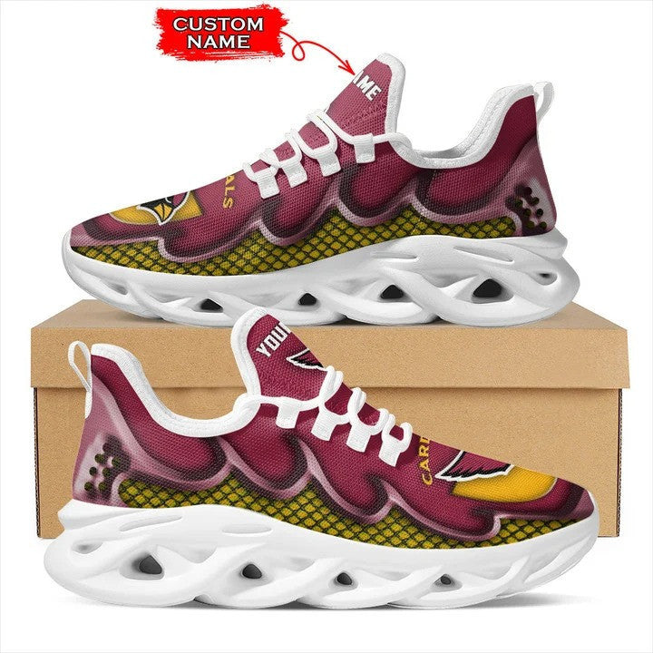 Ideafootwear Arizona Cardinals NFL Max Soul Shoes Sneakers For Men And Women