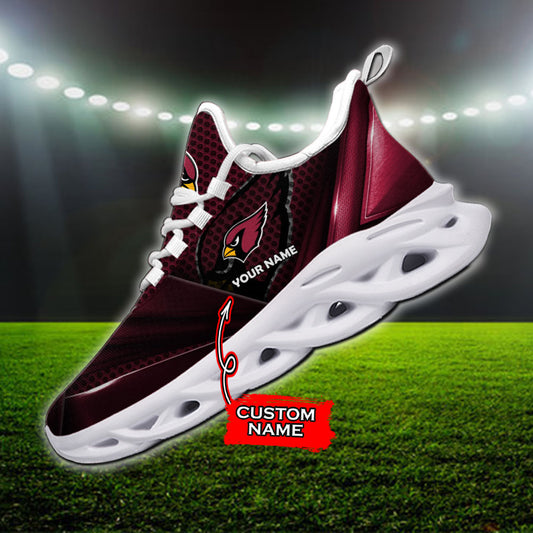 Ideafootwear Arizona Cardinals NFL Max Soul Shoes Sneakers For Men And Women
