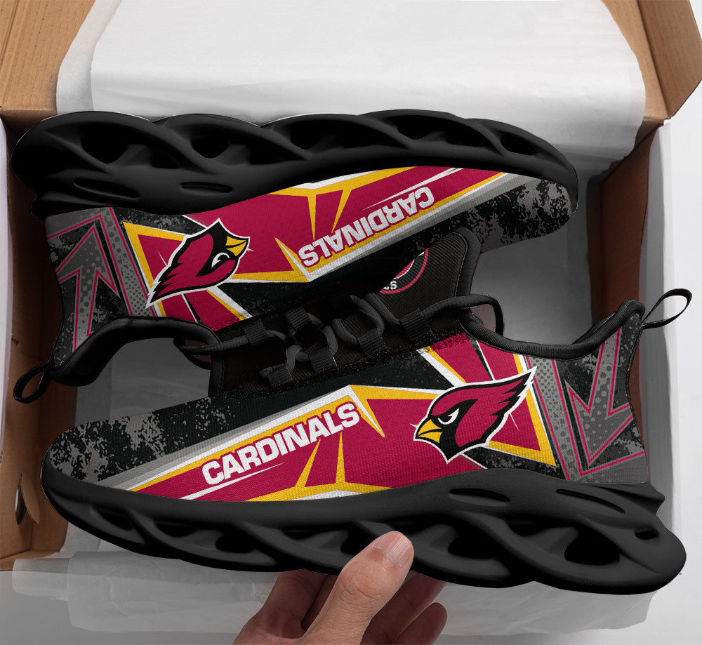 Ideafootwear Arizona Cardinals NFL Max Soul Shoes Sneakers For Men And Women