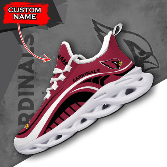 Ideafootwear Arizona Cardinals NFL Max Soul Shoes Sneakers For Men And Women