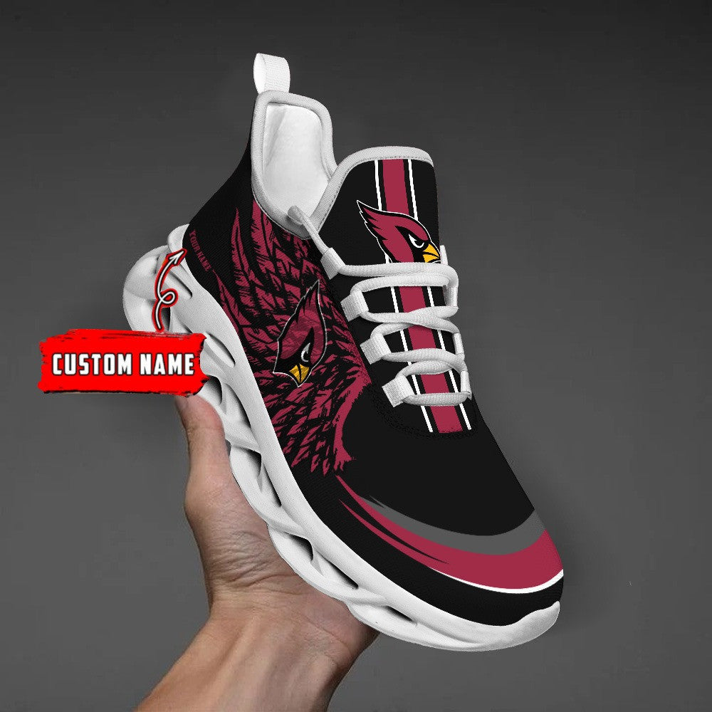 Ideafootwear Arizona Cardinals NFL Max Soul Shoes Sneakers For Men And Women