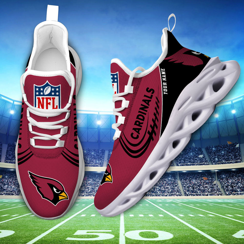 Ideafootwear Arizona Cardinals NFL Max Soul Shoes Sneakers For Men And Women