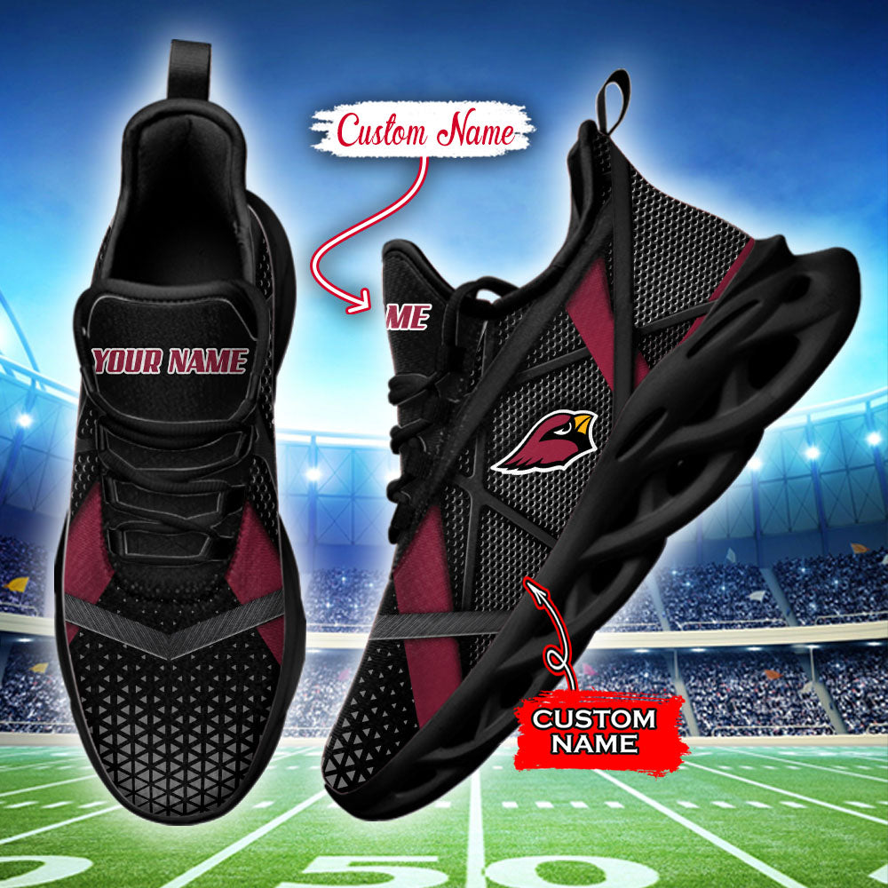 Ideafootwear Arizona Cardinals NFL Max Soul Shoes Sneakers For Men And Women