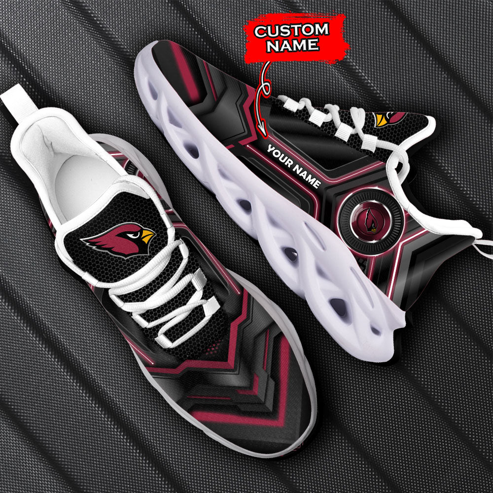 Ideafootwear Arizona Cardinals NFL Max Soul Shoes Sneakers For Men And Women