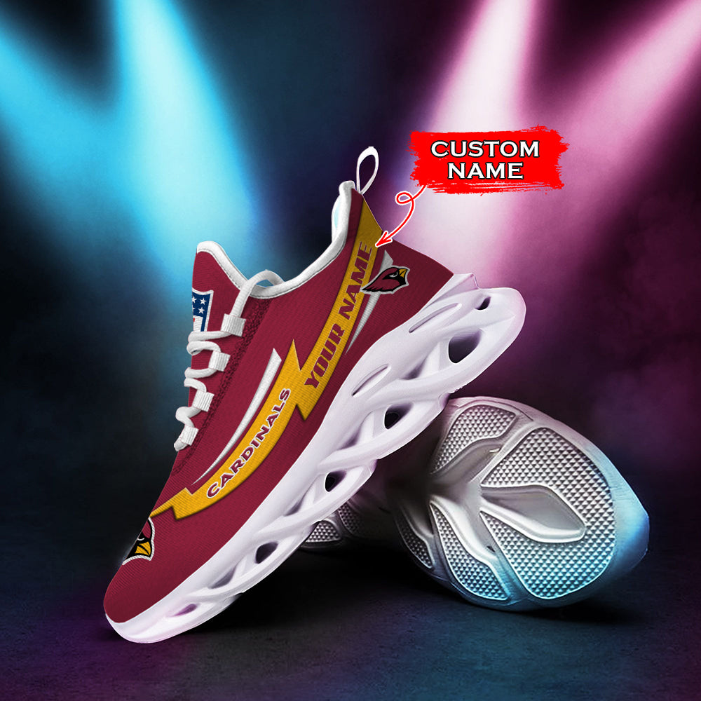 Ideafootwear Arizona Cardinals NFL Max Soul Shoes Sneakers For Men And Women