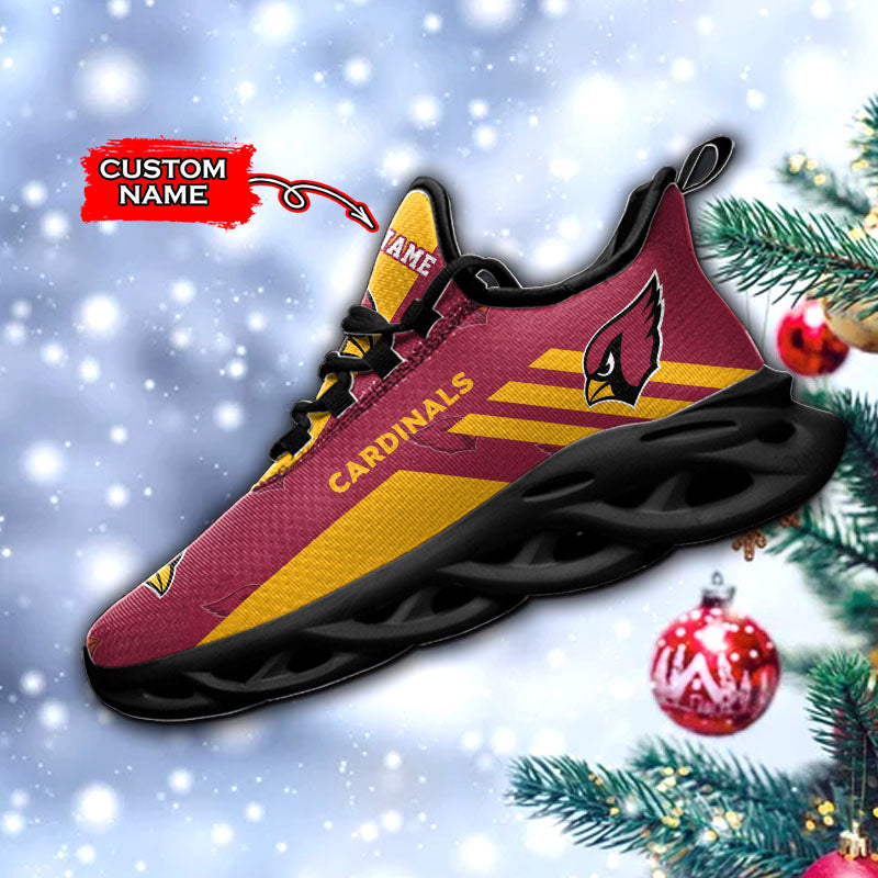 Ideafootwear Arizona Cardinals NFL Max Soul Shoes Sneakers For Men And Women