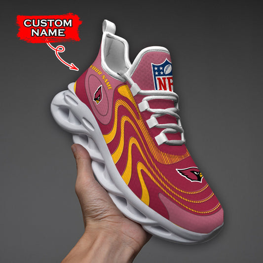 Ideafootwear Arizona Cardinals NFL Max Soul Shoes Sneakers For Men And Women