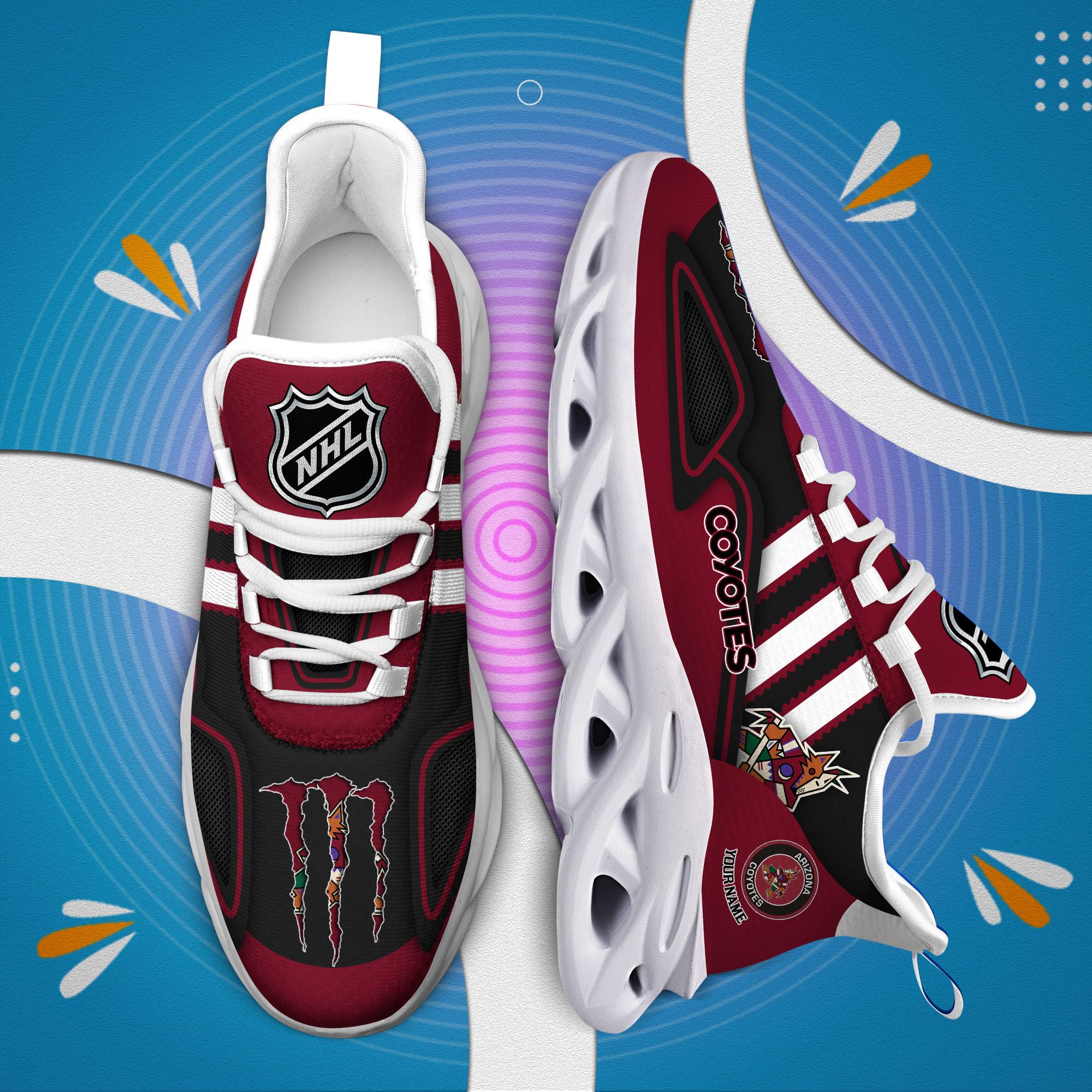 Ideafootwear Arizona Coyotes Max Soul Shoes Sneakers For Men And Women