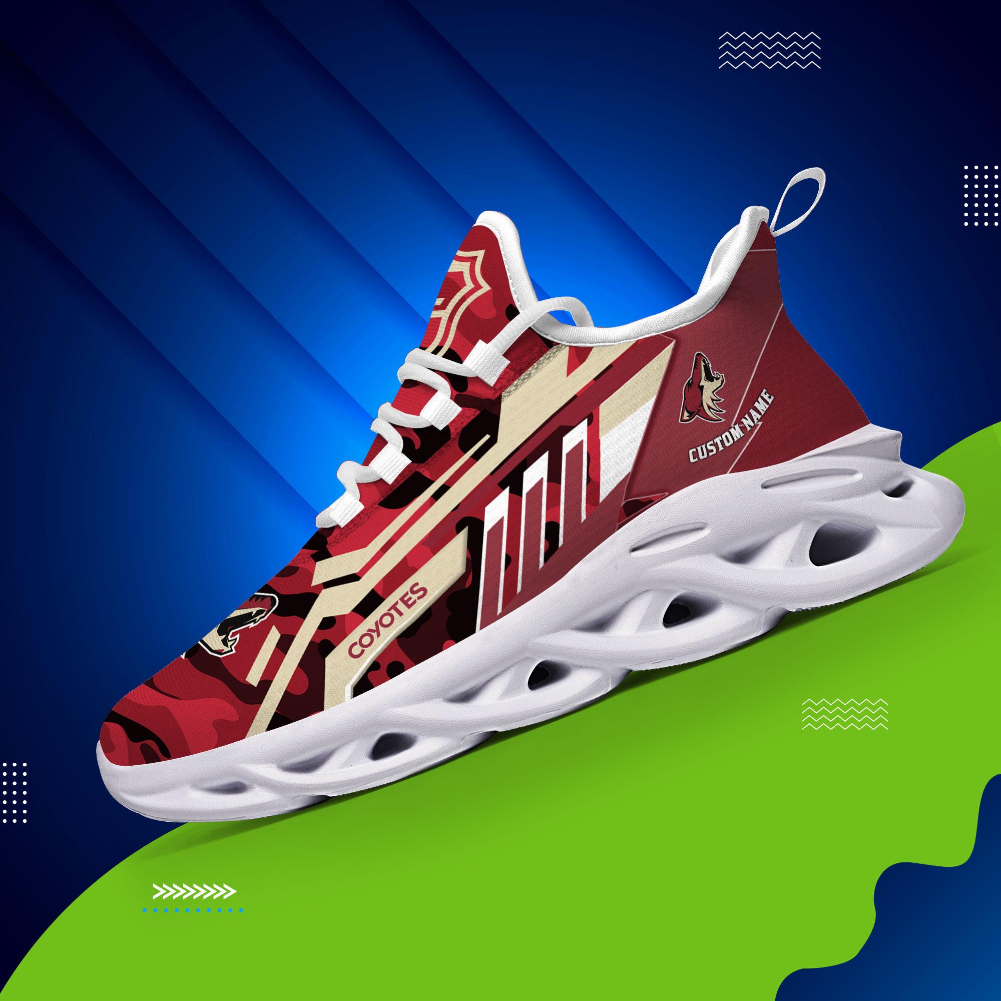 Ideafootwear Arizona Coyotes Max Soul Shoes Sneakers For Men And Women