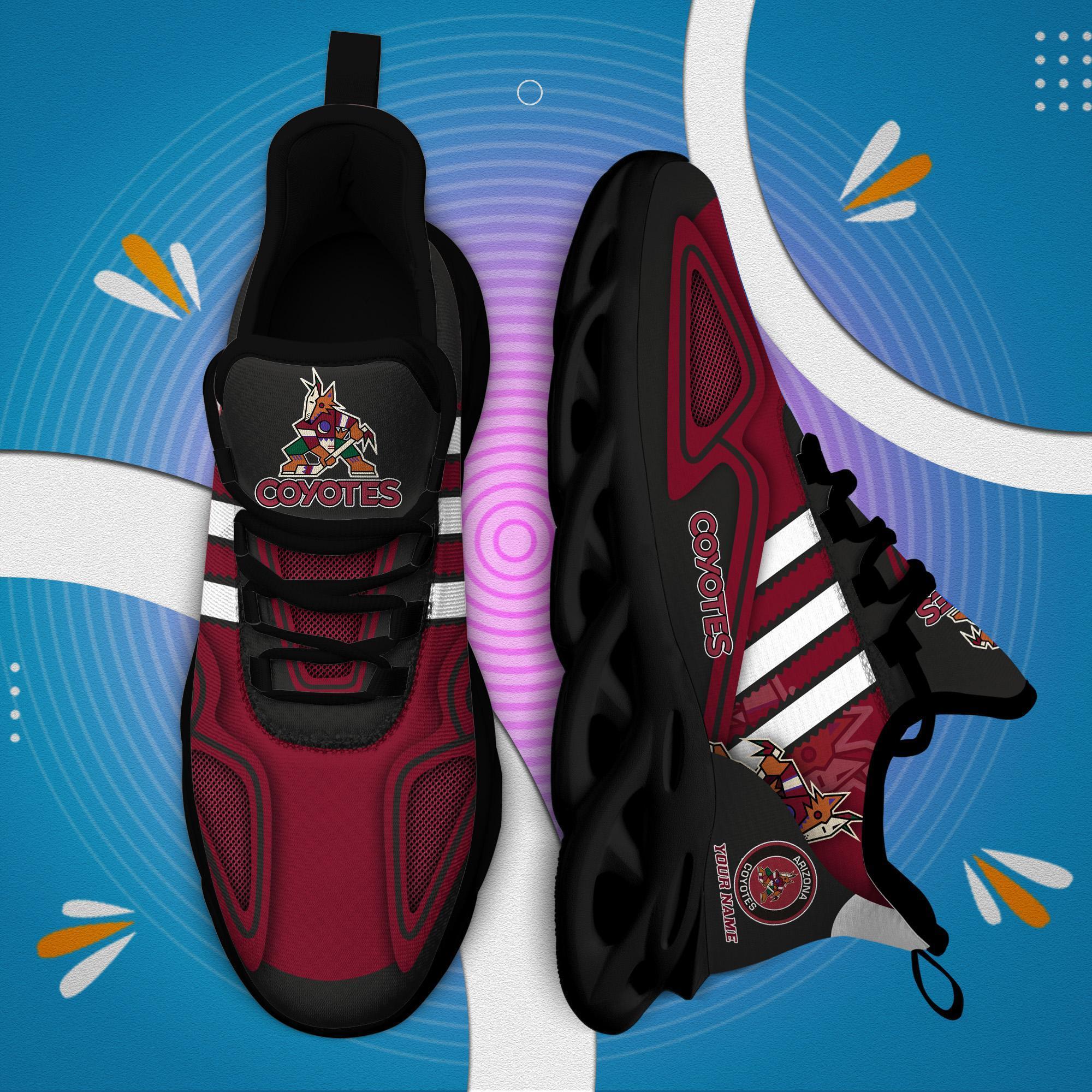 Ideafootwear Arizona Coyotes Max Soul Shoes Sneakers For Men And Women
