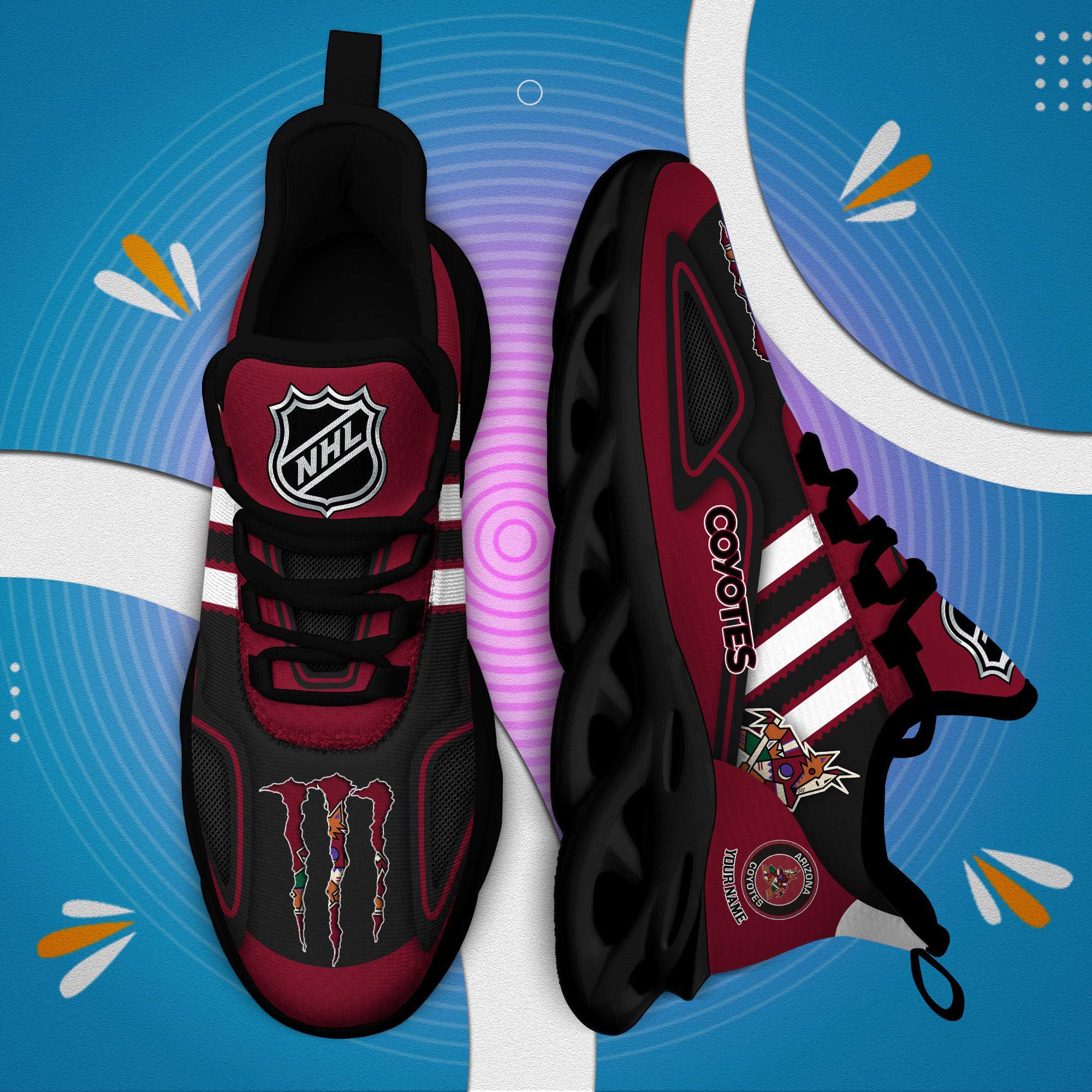 Ideafootwear Arizona Coyotes Max Soul Shoes Sneakers For Men And Women