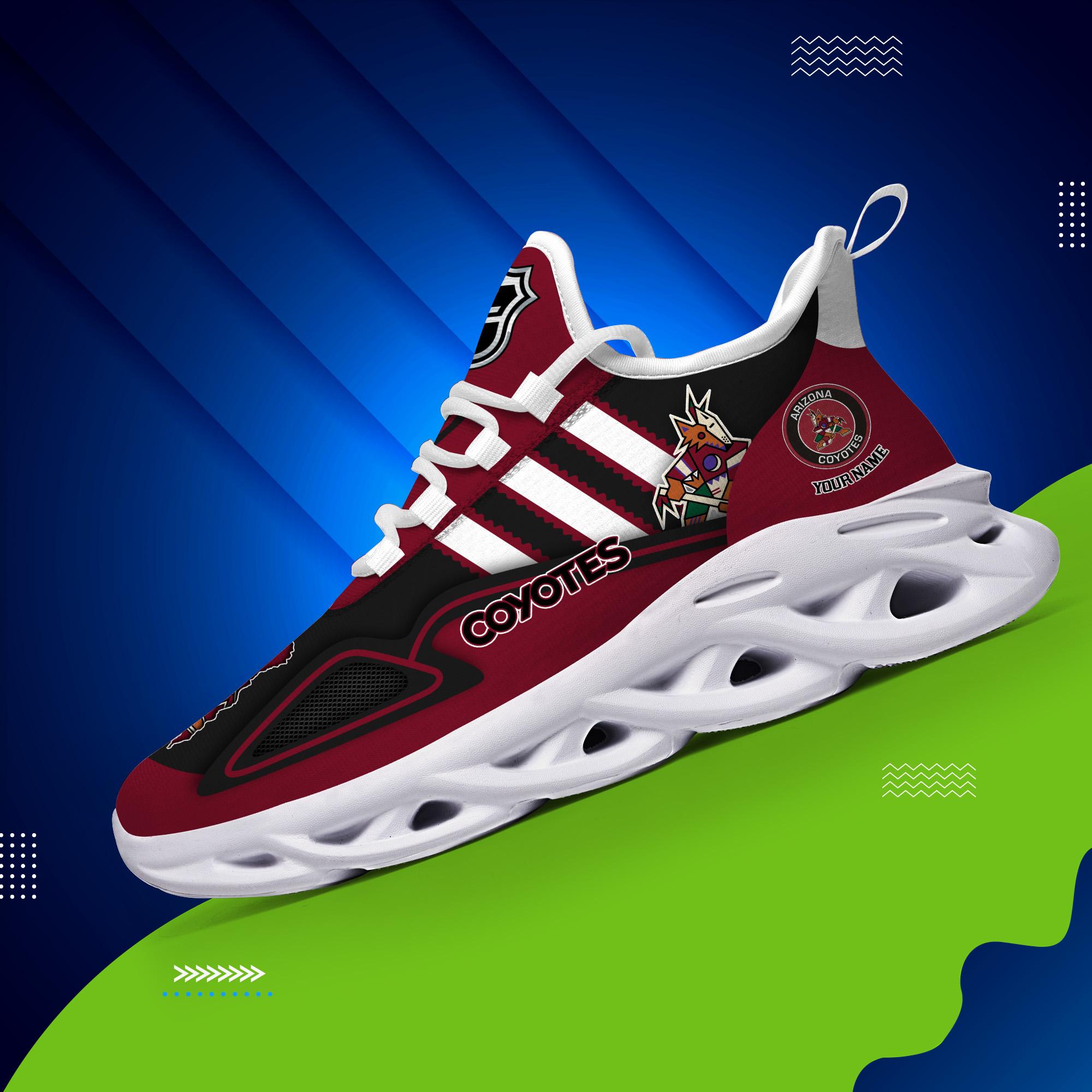 Ideafootwear Arizona Coyotes Max Soul Shoes Sneakers For Men And Women