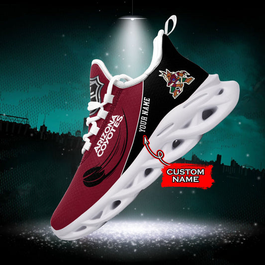 Ideafootwear Arizona Coyotes NHL Max Soul Shoes Sneakers For Men And Women