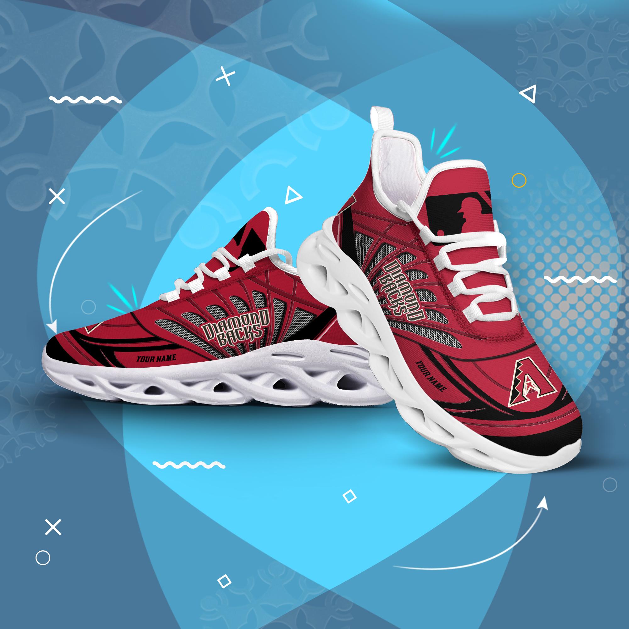 Ideafootwear Arizona Diamondbacks Max Soul Shoes Sneakers For Men And Women