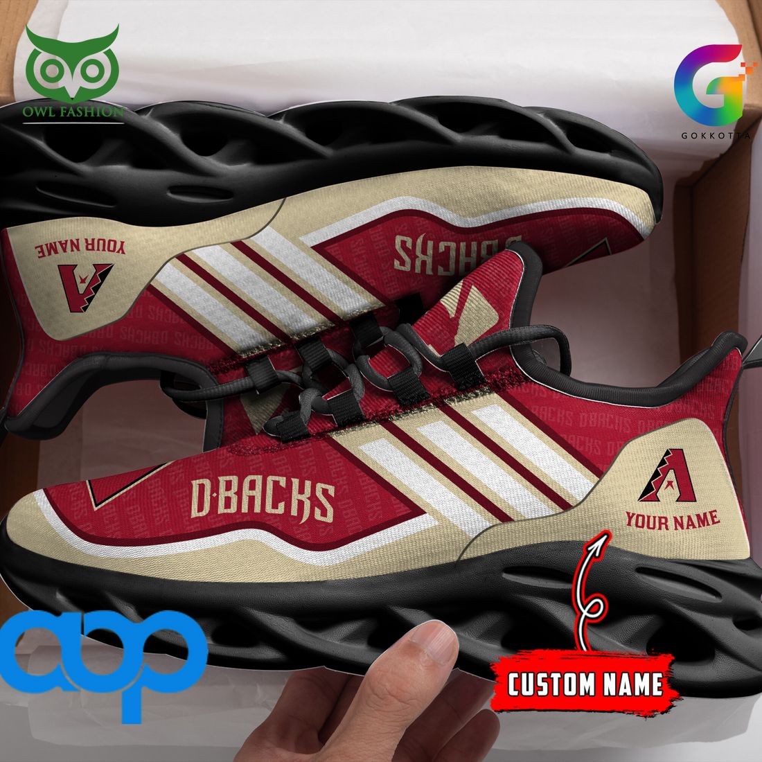 Ideafootwear Arizona Diamondbacks Max Soul Shoes Sneakers For Men And Women